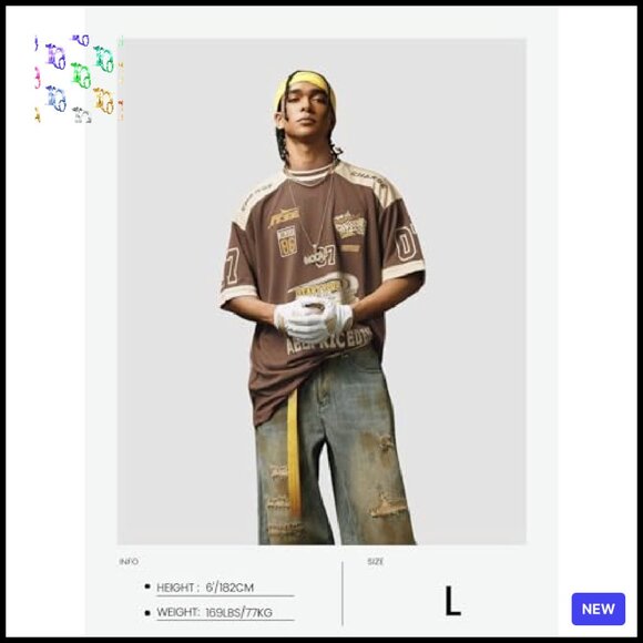 Oversized Vintage Graphic Tee Y2K Streetwear Casual Unisex Summer Top - Picture 3 of 8